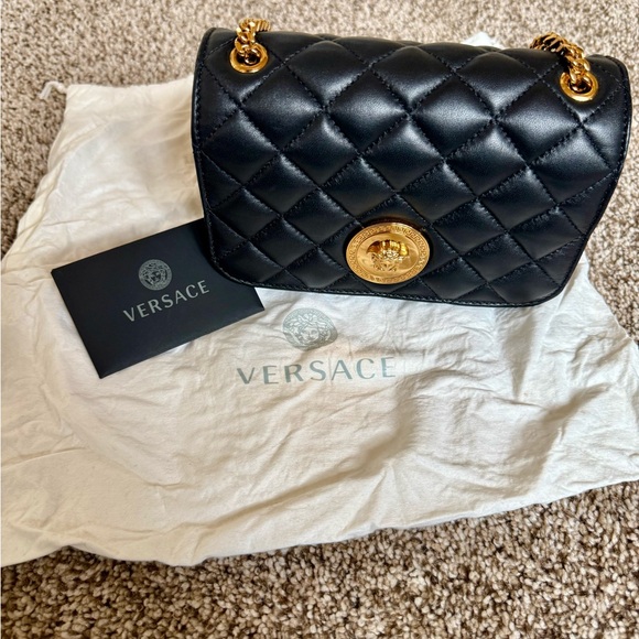 Excellent Condition - Versace Quilted Leather Crossbody - Picture 3 of 8